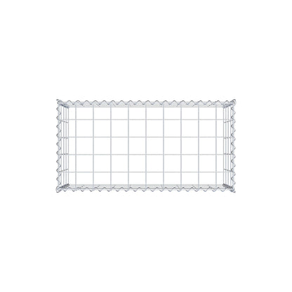 Anbaugabione Typ 3 100 cm x 40 cm x 50 cm (L x H x T), Maschenweite 10 cm x 10 cm, Spirale