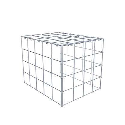 Mounted gabion type 4 50 cm x 40 cm x 40 cm (L x H x D), mesh size 10 cm x 10 cm, C-ring