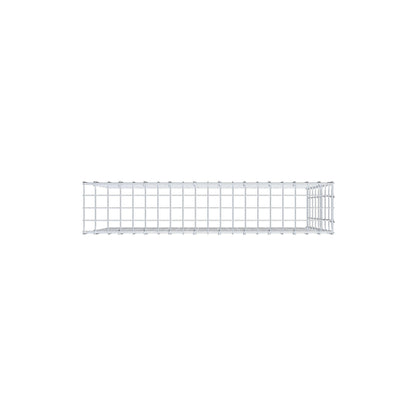 Fourche rapportée type 4 100 cm x 80 cm x 20 cm (L x H x P), mailles 5 cm x 10 cm, anneau en C