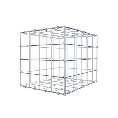 Gabione 50 cm x 40 cm x 40 cm (L x H x T), Maschenweite 10 cm x 10 cm, C-Ring