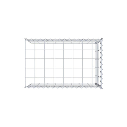 Gabião tipo 4 80 cm x 50 cm x 50 cm (C x A x P), malhagem 10 cm x 10 cm, espiral