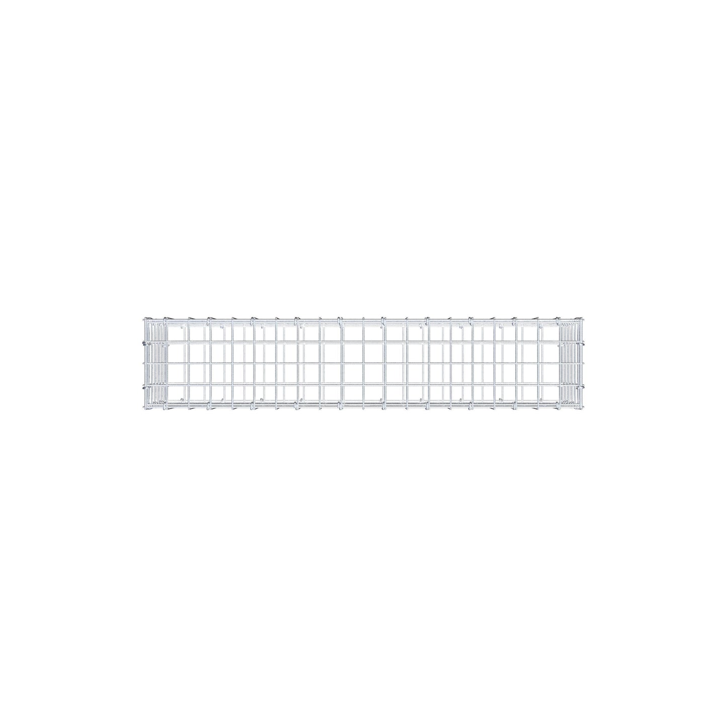 Gabion 100 cm x 30 cm x 20 cm (L x H x D), mesh size 5 cm x 5 cm, C-ring