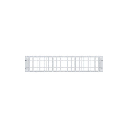 Gabion 100 cm x 30 cm x 20 cm (L x H x D), mesh size 5 cm x 5 cm, C-ring