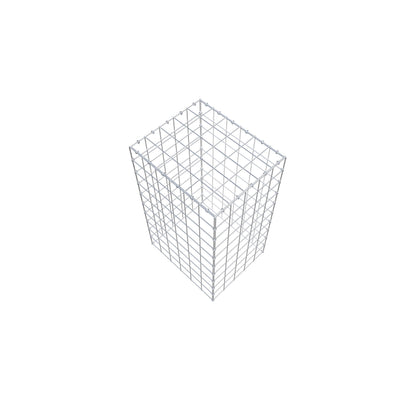 Type 3 oplegkorf 100 cm x 60 cm x 50 cm (L x H x D), maaswijdte 10 cm x 10 cm, C-ring
