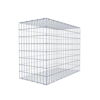 Gavión 100 cm x 80 cm x 50 cm (L x A x P), luz de malla 5 cm x 10 cm, anillo en C