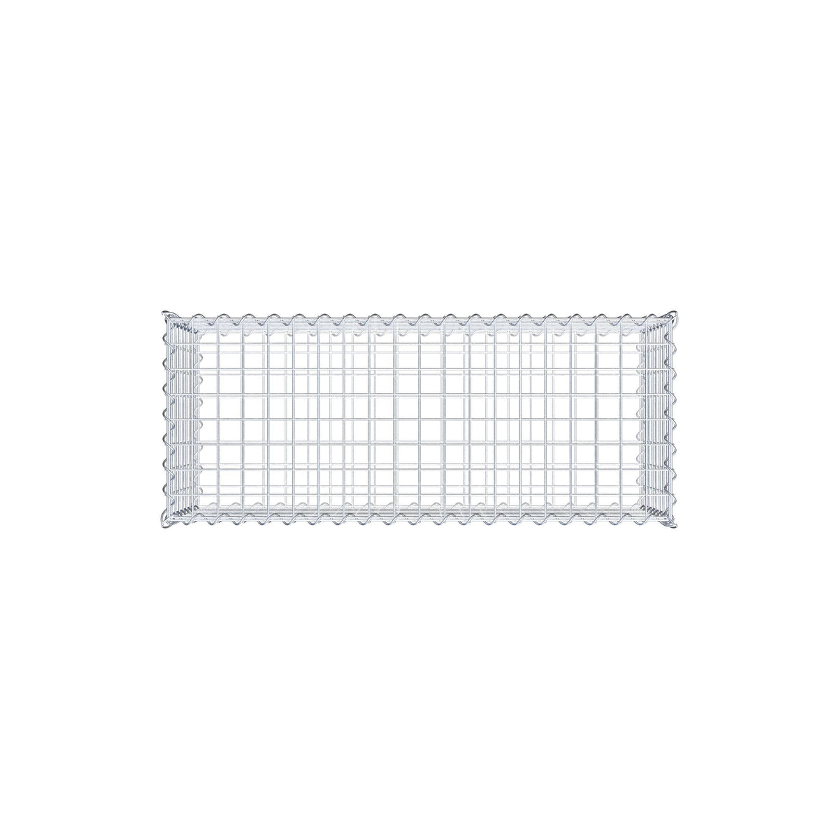 Gabion 100 cm x 40 cm x 40 cm (L x H x D), maskestørrelse 5 cm x 5 cm, spiral