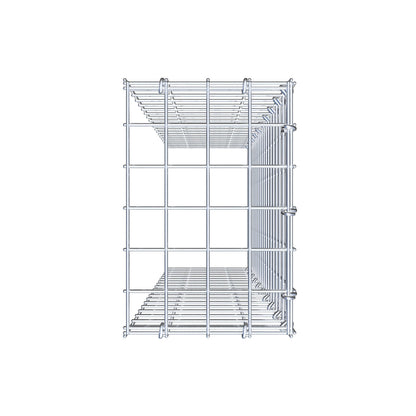 Fourche rapportée type 4 100 cm x 20 cm x 30 cm (L x H x P), mailles 5 cm x 5 cm, anneau C