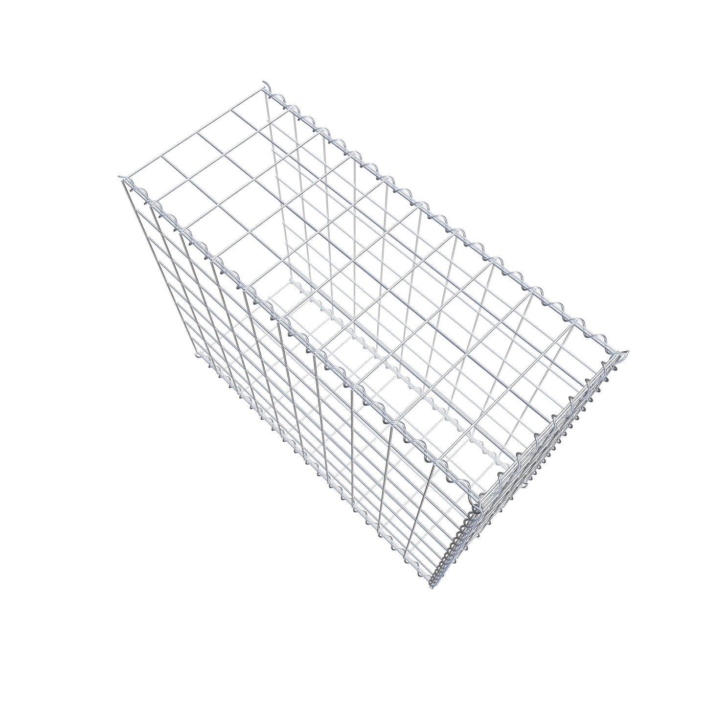 Gabbione aggiuntivo tipo 2 100 cm x 80 cm x 40 cm (L x H x P), maglia 10 cm x 10 cm, spirale