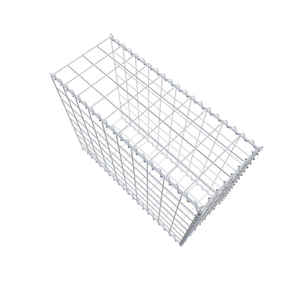 Gabbione aggiuntivo tipo 2 100 cm x 80 cm x 40 cm (L x H x P), maglia 10 cm x 10 cm, spirale