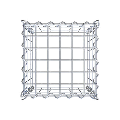 Opvokset gabion type 3 30 cm x 30 cm x 30 cm (L x H x D), maskestørrelse 5 cm x 10 cm, spiral