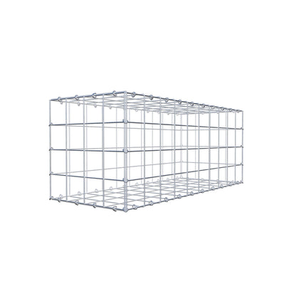 Gabione 100 cm x 40 cm x 40 cm (L x H x T), Maschenweite 10 cm x 10 cm, C-Ring