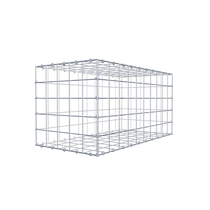 Gabione 100 cm x 50 cm x 50 cm (L x H x T), Maschenweite 10 cm x 10 cm, C-Ring