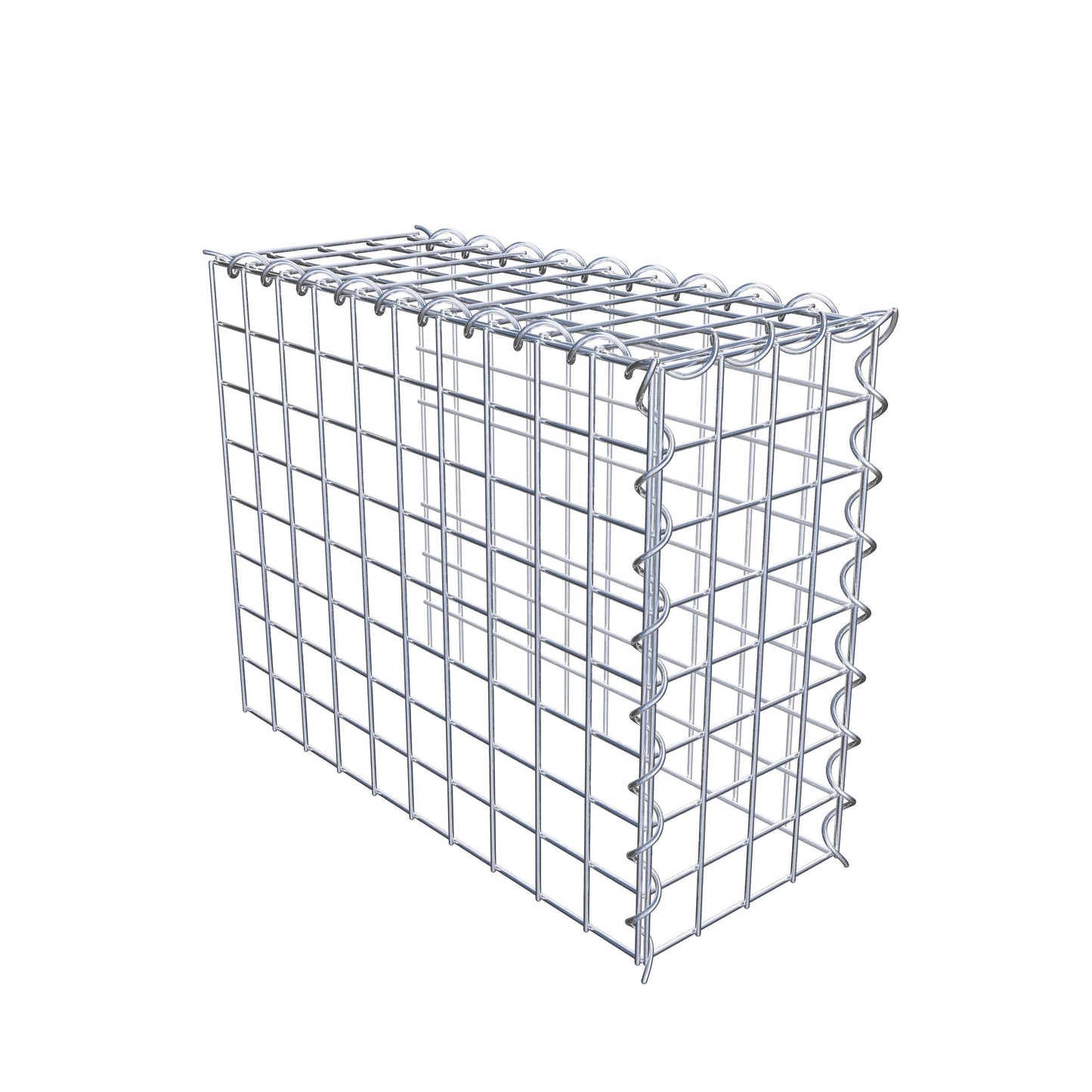Extra gabion typ 4 50 cm x 40 cm x 20 cm (L x H x D), maskstorlek 5 cm x 5 cm, spiral