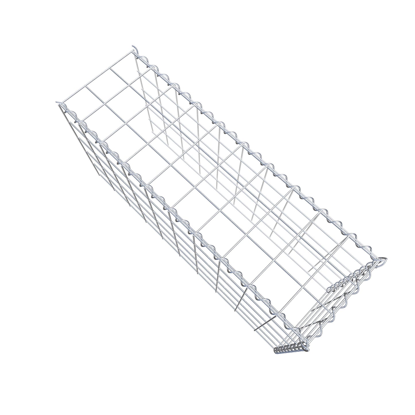 Gabião tipo 4 100 cm x 50 cm x 30 cm (C x A x P), malhagem 10 cm x 10 cm, espiral