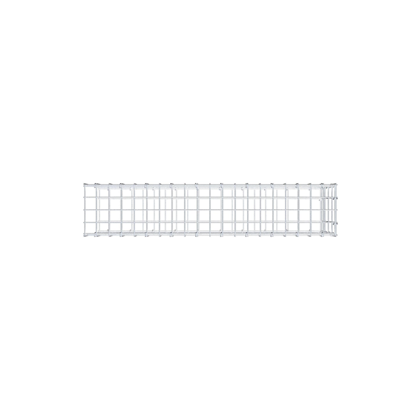 Fourche rapportée type 2 100 cm x 40 cm x 20 cm, mailles 5 cm x 10 cm, anneau en C