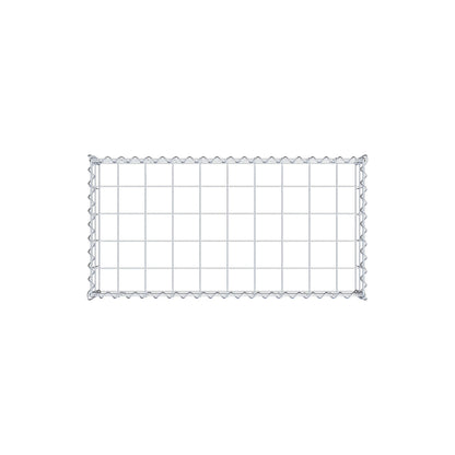 Opvokset gabion type 3 100 cm x 20 cm x 50 cm (L x H x D), maskestørrelse 10 cm x 10 cm, spiral