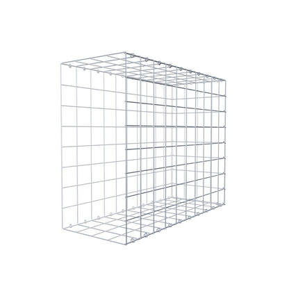 Typ 2 påbyggnadsgabion 100 cm x 80 cm x 40 cm (L x H x D), maskstorlek 10 cm x 10 cm, C-ring