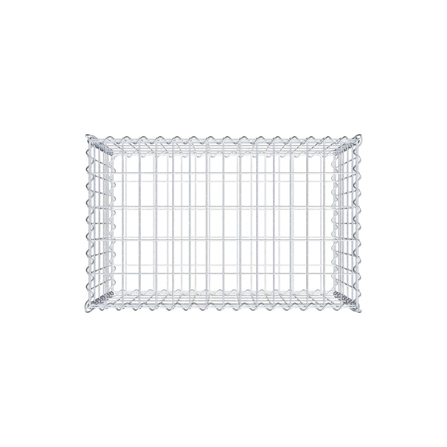 Gabione 80 cm x 50 cm x 50 cm (L x H x T), Maschenweite 5 cm x 10 cm, Spirale