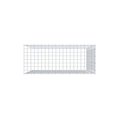 Mounted gabion type 4 100 cm x 100 cm x 40 cm (L x H x D), mesh size 5 cm x 5 cm, C-ring