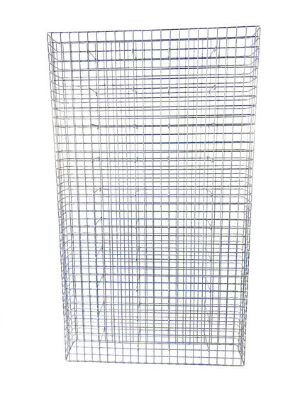 Varmförzinkad gabion 117 cm x 200 cm x 22 cm, maskstorlek 5 cm x 5 cm, helsvetsad