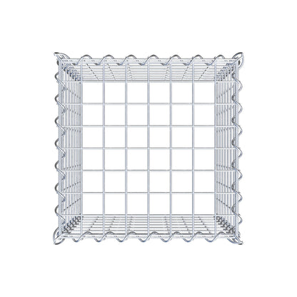 Opvokset gabion type 3 40 cm x 40 cm x 40 cm (L x H x D), maskestørrelse 5 cm x 5 cm, spiral
