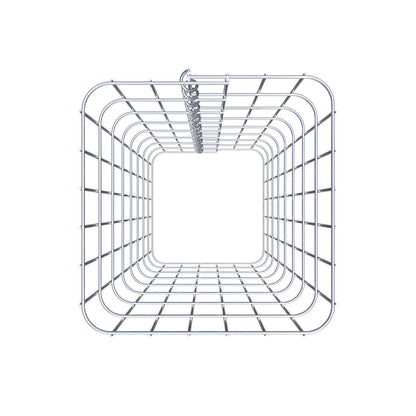 Gabionpelare, kantig 32 cm x 32 cm, 80 cm hög, MW 5 cm x 10 cm