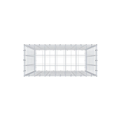 Gabione 100 cm x 70 cm x 30 cm (L x H x T), Maschenweite 10 cm x 10 cm, C-Ring