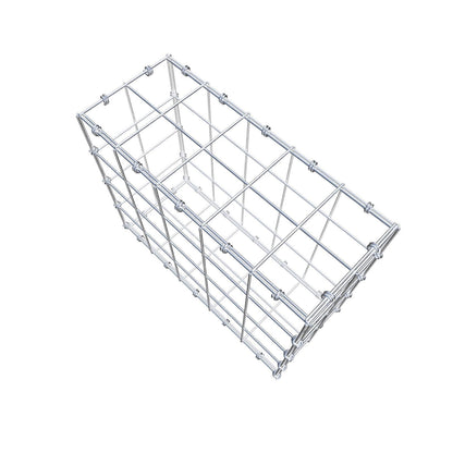 Gabion 50 cm x 40 cm x 20 cm (L x H x D), maskestørrelse 10 x 10 cm, spiralring