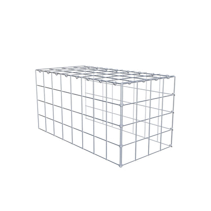Gabião Tipo 4 80 cm x 40 cm x 40 cm (C x A x P), malhagem 10 cm x 10 cm, anel C