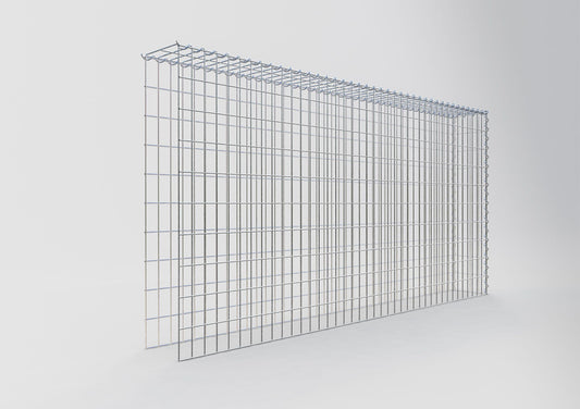 Gavión adicional tipo 4 200 cm x 100 cm x 20 cm (L x A x P), malla 5 cm x 10 cm, en espiral