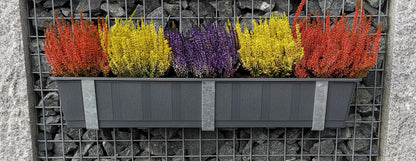 Jardinera galvanizada en juego de 3 para gaviones MW 5 x 5