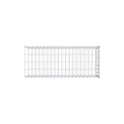 Gabbione aggiuntivo tipo 2 100 cm x 30 cm x 40 cm (L x A x P), maglia 5 cm x 10 cm, spirale