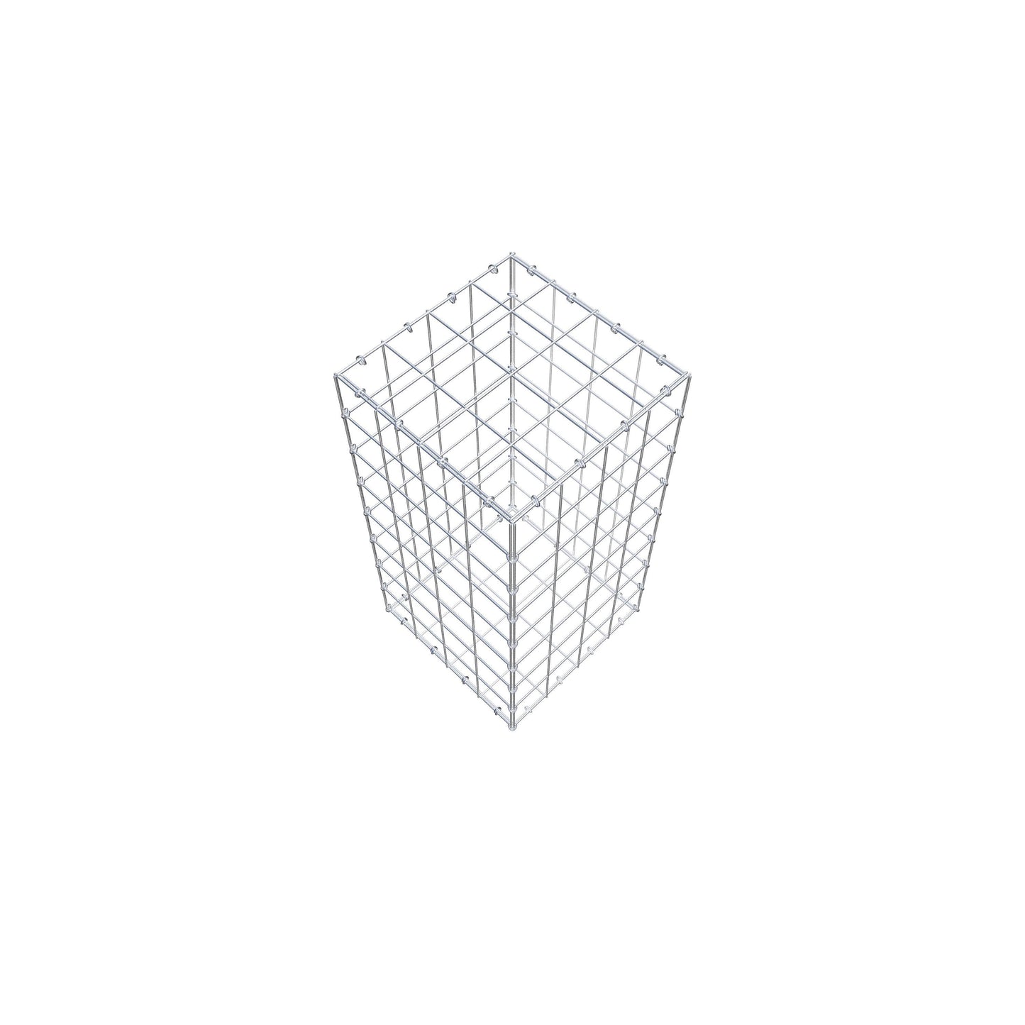 Gabione 80 cm x 40 cm x 40 cm (L x H x T), Maschenweite 10 cm x 10 cm, C-Ring