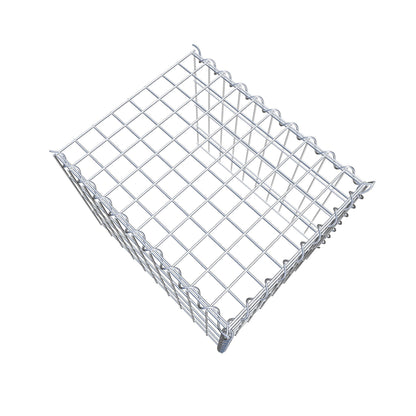 Opvokset gabion type 4 50 cm x 40 cm x 40 cm (L x H x D), maskestørrelse 5 cm x 10 cm, spiral