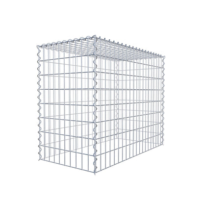 Gabião tipo 3 100 cm x 80 cm x 50 cm (C x A x P), malhagem 5 cm x 10 cm, espiral