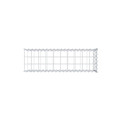 Anbaugabione Typ 2 100 cm x 30 cm x 30 cm (L x H x T), Maschenweite 10 cm x 10 cm, Spirale