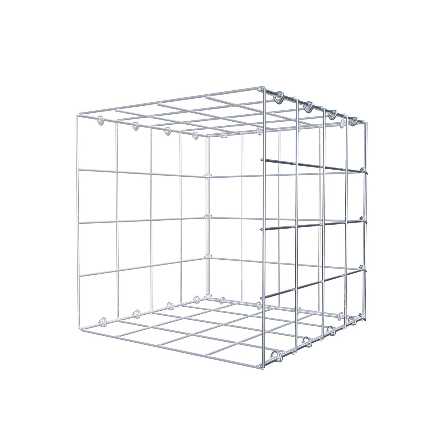 Pila adicional tipo 2 40 cm x 40 cm x 40 cm (L x A x P), malla 10 cm x 10 cm, anillo en C