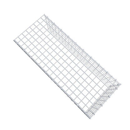 Typ 4 påbyggnadsgabion 100 cm x 30 cm x 40 cm (L x H x D), maskstorlek 5 cm x 5 cm, C-ring
