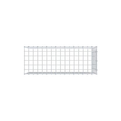 Monteret gabion type 4 80 cm x 40 cm x 30 cm (L x H x D), maskestørrelse 5 cm x 5 cm, C-ring