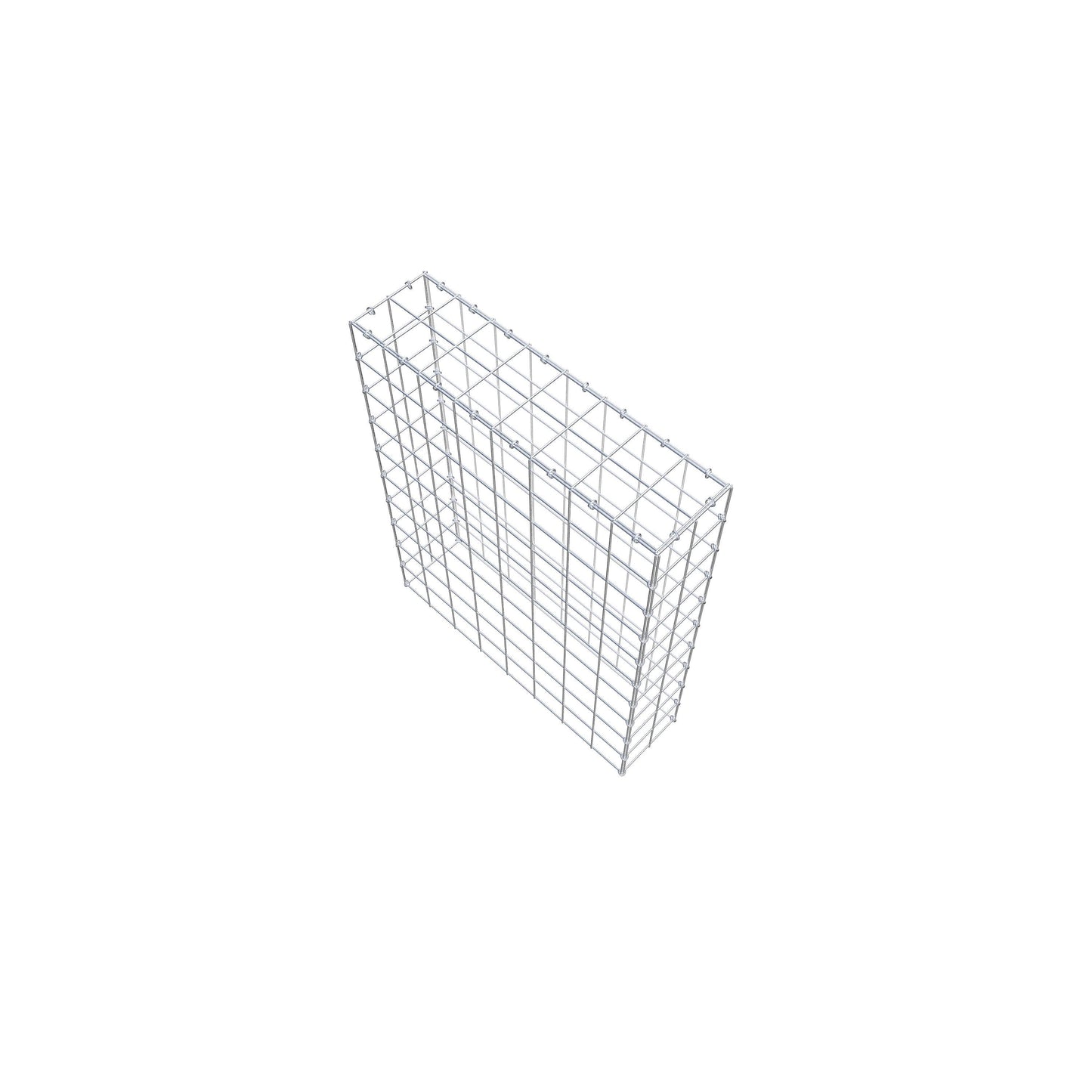 Gabião Tipo 3 100 cm x 80 cm x 20 cm (C x A x P), malhagem 10 cm x 10 cm, anel C