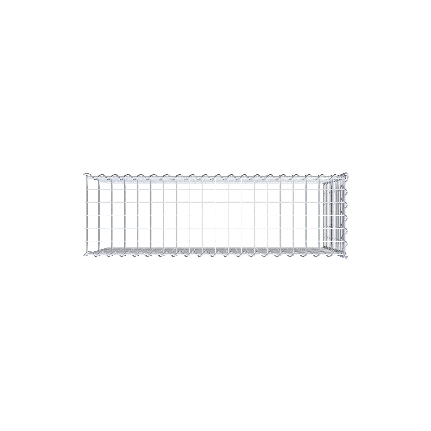 Gabion rapporté type 4 100 cm x 60 cm x 30 cm (L x H x P), mailles 5 cm x 5 cm, spirale
