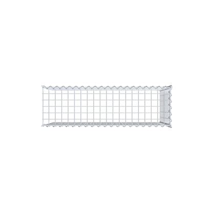 Gabion rapporté type 4 100 cm x 60 cm x 30 cm (L x H x P), mailles 5 cm x 5 cm, spirale