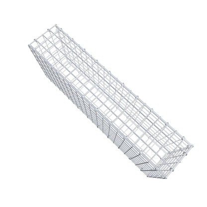 Gabion 100 cm x 40 cm x 20 cm (L x H x D), mesh size 5 cm x 5 cm, C-ring