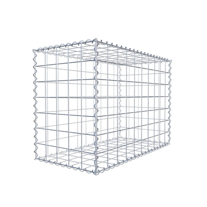 Gabbione 100 cm x 70 cm x 50 cm (L x H x P), maglia 10 cm x 10 cm, spirale