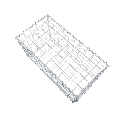 Gabione 100 cm x 60 cm x 50 cm (L x H x T), Maschenweite 10 cm x 10 cm, Spirale