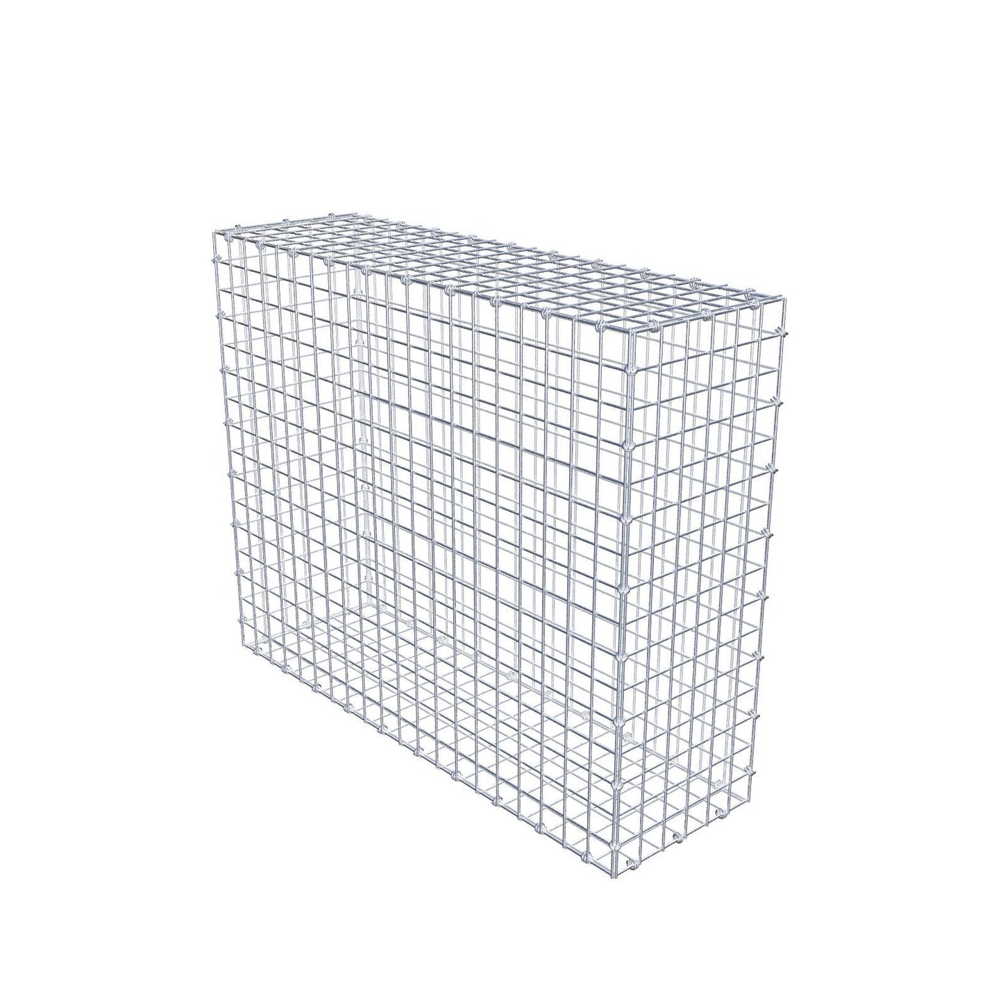 Gabion 100 cm x 80 cm x 30 cm (L x H x D), mesh size 5 x 5 cm, spiral ring