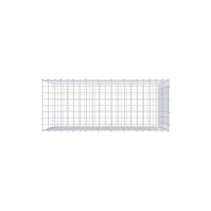 Mounted gabion type 2 100 cm x 60 cm x 40 cm (L x H x D), mesh size 5 cm x 5 cm, C-ring