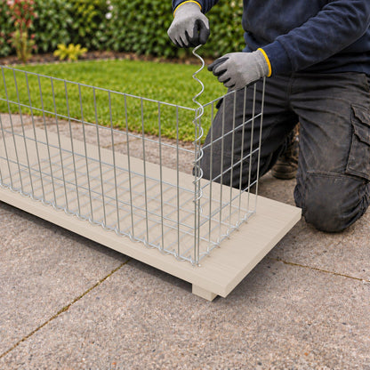 Gabion 80 cm x 40 cm x 30 cm (L x H x D), mesh size 5 cm x 10 cm, spiral