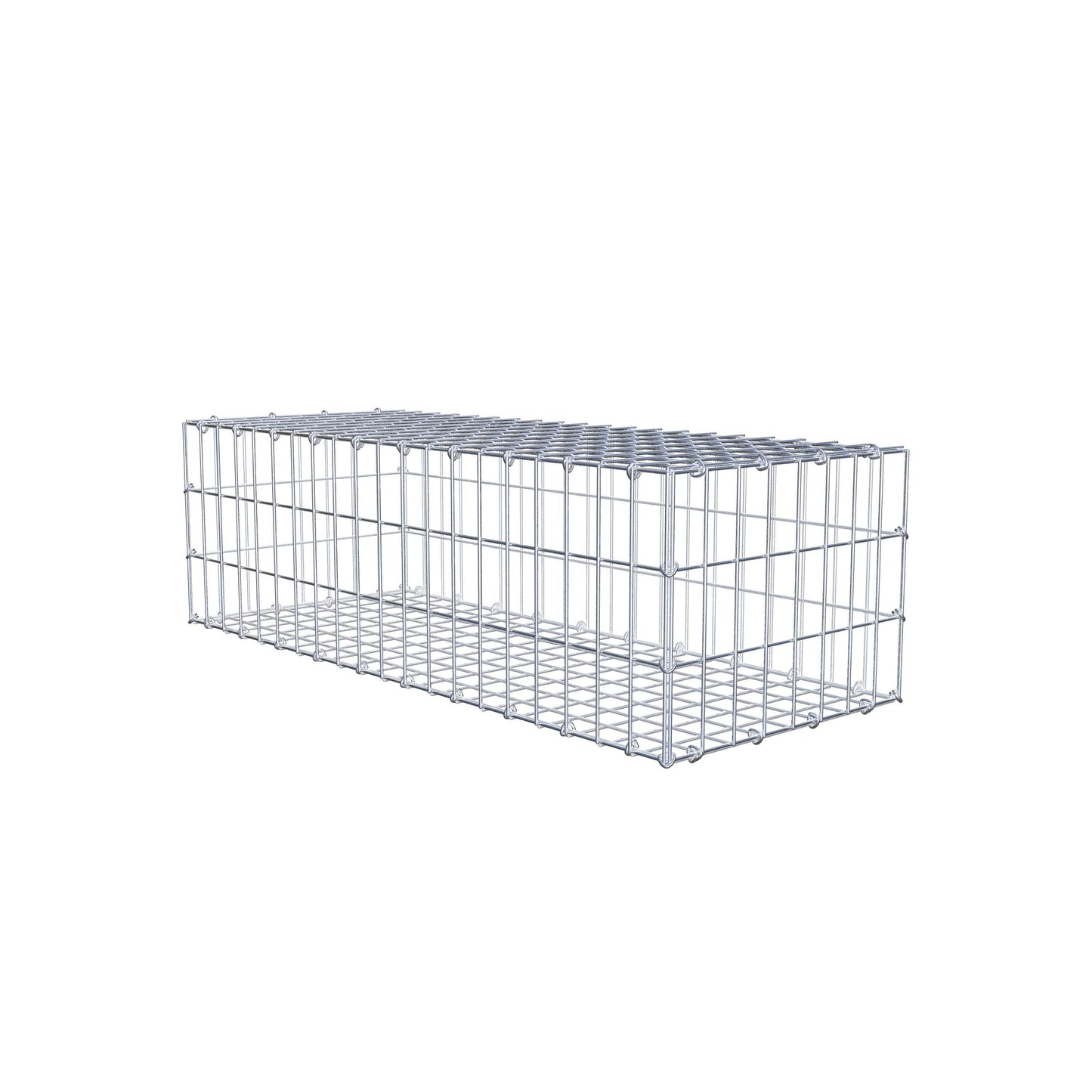 Gabion 100 cm x 30 cm x 40 cm (L x H x D), maskestørrelse 5 cm x 10 cm, C-ring