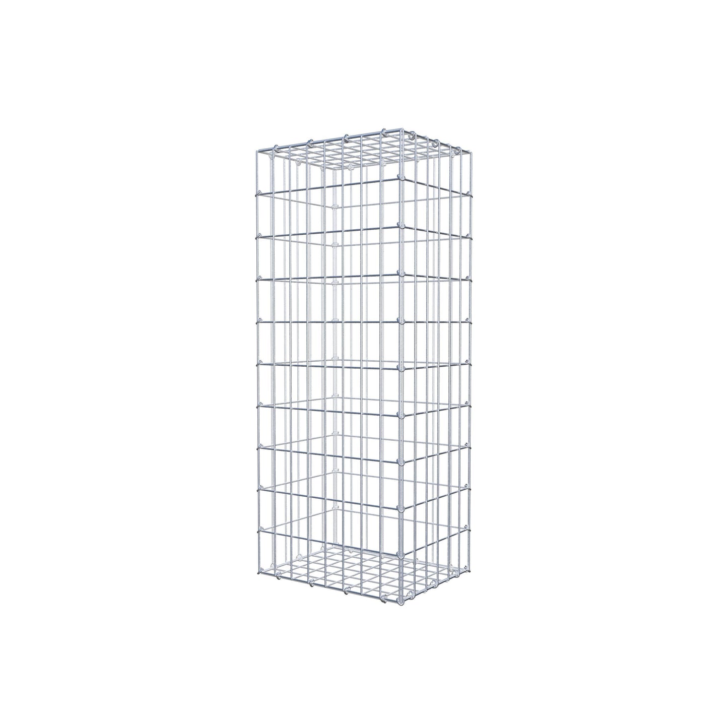 Gabion 100 cm x 30 cm x 40 cm (L x H x D), maskestørrelse 5 cm x 10 cm, C-ring